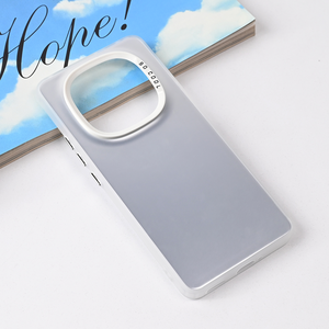 Maska / futrola providna za Xiaomi Redmi Note 14 Pro Plus 5G srebrna.