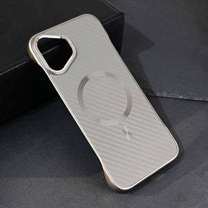 Maska / futrola Magsafe Carbon za iPhone 16 Plus 6.7 siva.