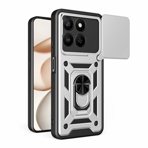 Maska / futrola Hard Shield za Huawei Honor X7d 4G/400 Smart 5G siva.