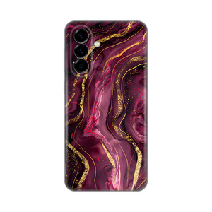 Silikonska maska / futrola print za Samsung A576 Galaxy A57 5G Burgundy.