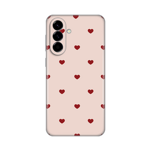 Silikonska maska / futrola print za Samsung A576 Galaxy A57 5G Beige Hearts.