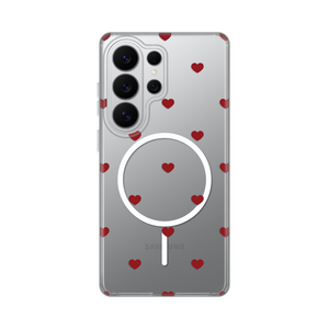 Maska / futrola print Magsafe za Samsung S948 Galaxy S26 Ultra Red Hearts.