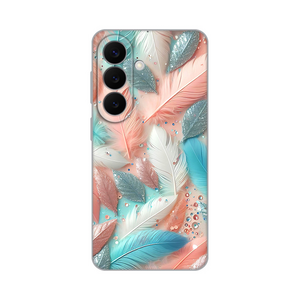 Silikonska maska / futrola print za Samsung S941 Galaxy S26 Pastel Feathers.