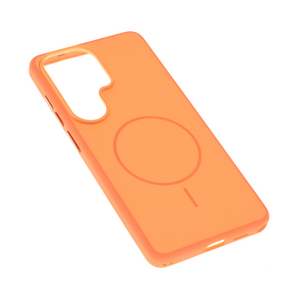 Maska / futrola Magsafe mat Line za Samsung S948 Galaxy S26 Ultra narandzasta.