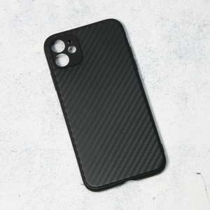 Maska / futrola Carbon fiber za iPhone 11 6.1 crna.