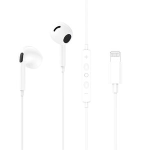 Slusalice Moxom LX-EP805 Lightning bele (MS).