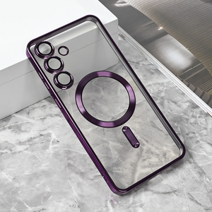 Maska / futrola Magsafe Lux za Samsung S731B Galaxy S25 FE ljubicasta.