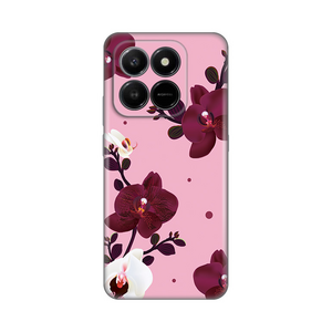 Silikonska maska / futrola print ultra tanka za Honor X7d 4G/400 Smart 5G Pink Orchid.