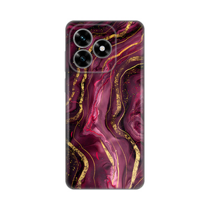 Silikonska maska / futrola print za Huawei Honor X5c Plus Burgundy.
