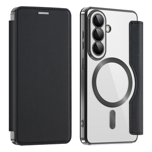 Maska / futrola Magsafe Lux na preklop za Samsung A576 Galaxy A57 crna.