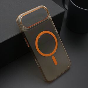Maska / futrola AMBER providna MagSafe za iPhone 17 Air narandzasta (MS).