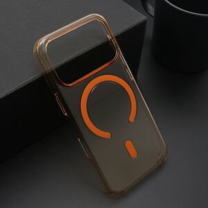 Maska / futrola AMBER providna MagSafe za iPhone 17 Pro narandzasta (MS).