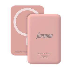 Back Up Baterija MagSafe Superior 15W 5000 mAh roze (MS).