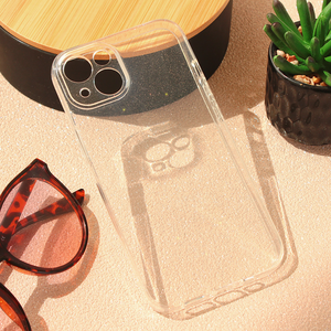 Maska / futrola Sparkle Dust za iPhone 13 providna.