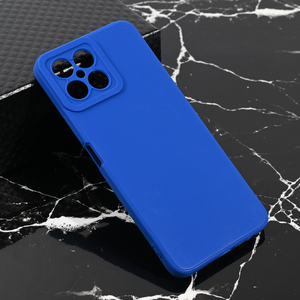 Silikonska maska / futrola Teracell Giulietta za Huawei Honor X8 mat plava.