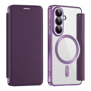 Maska / futrola Magsafe Lux na preklop za Samsung A576 Galaxy A57 ljubicasta.