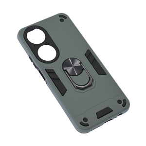 Maska / futrola Hard Ring za Huawei Honor X7b tamno siva.