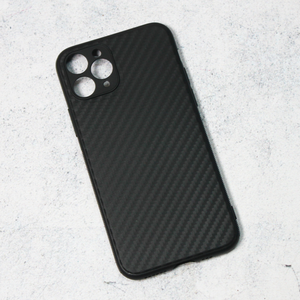 Maska / futrola Carbon fiber za iPhone 11 Pro crna.
