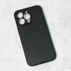 Maska / futrola Carbon fiber za iPhone 13 Pro crna.