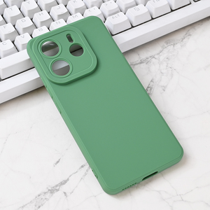 Maska / futrola Silikon Pro Camera za Xiaomi Redmi Note 14 5G zelena.