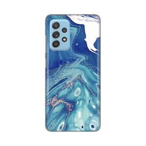 Silikonska maska / futrola print za Samsung A525 Galaxy A52 4G/A526 Galaxy A52 5G/A528B Galaxy A52s 5G Blue Marble.