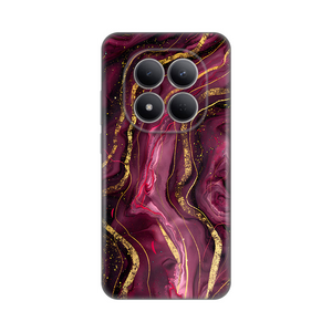 Silikonska maska / futrola print za Xiaomi Redmi Note 15 Pro 5G Burgundy.