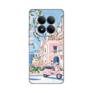 Silikonska maska / futrola print za Xiaomi Redmi Note 15 Pro 4G Pink Italy.