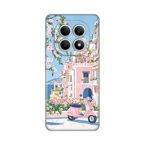 Silikonska maska / futrola print za Xiaomi Redmi Note 15 4G Pink Italy.