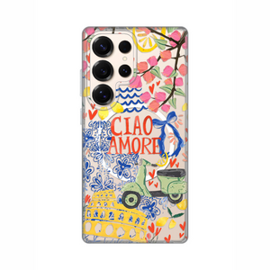 Maska / futrola print Magsafe za Samsung S938 Galaxy S25 Ultra Ciao Amore.