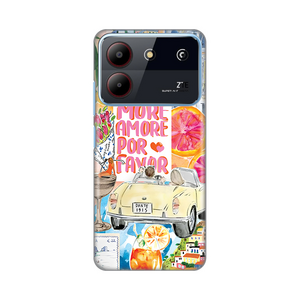 Silikonska maska / futrola print za ZTE Blade A54 More Amore.