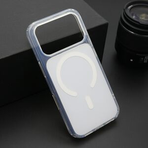 Maska / futrola AMBER COLOR MagSafe za iPhone 17 Pro bela (MS).