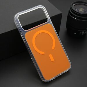 Maska / futrola AMBER COLOR MagSafe za iPhone 17 Pro Max (6.9) narandzasta (MS).