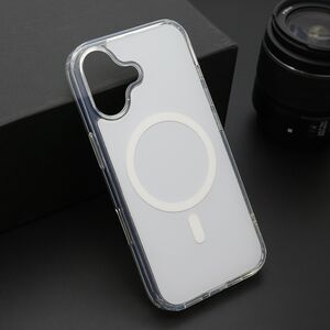 Maska / futrola AMBER COLOR MagSafe za iPhone 17 bela (MS).