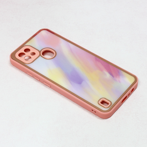 Maska / futrola Candy Marble za Realme C21 svetlo ljubicasta.