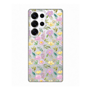 Silikonska maska / futrola print ultra tanka za Samsung S938 Galaxy S25 Ultra Soft Flowers.