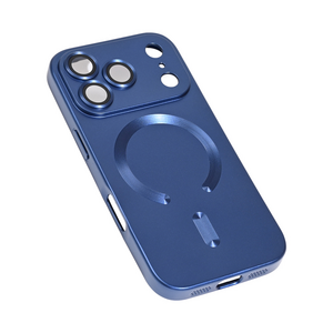 Maska / futrola Magsafe Chrome za iPhone 17 Pro tamno plava.