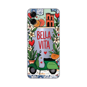 Silikonska maska / futrola print ultra tanka za Samsung A075F Galaxy A07 Bella Vita.
