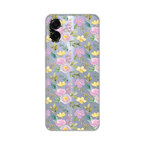 Silikonska maska / futrola print ultra tanka za Samsung A075F Galaxy A07 Soft Flowers.