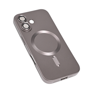 Maska / futrola Magsafe Chrome za iPhone 17 6.3 siva.
