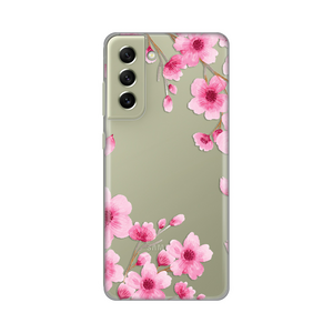 Silikonska maska / futrola print ultra tanka za Samsung G990 Galaxy S21 FE Rose Flowers.