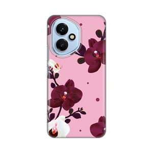Silikonska maska / futrola print ultra tanka za Huawei Honor 400 Pink Orchid.