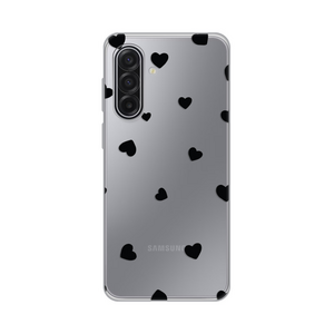 Silikonska maska / futrola print ultra tanka za Samsung A175 Galaxy A17 Hearts.
