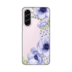 Silikonska maska / futrola print ultra tanka za Samsung A566 Galaxy A56 5G Blue Roses.