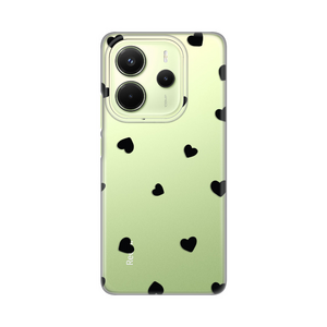 Silikonska maska / futrola print ultra tanka za Xiaomi Redmi Note 14 4G (SRB) Hearts.