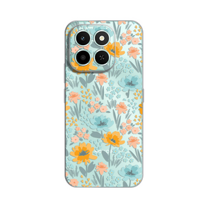 Silikonska maska / futrola print ultra tanka za Huawei Honor X6c Lovely Flowers.