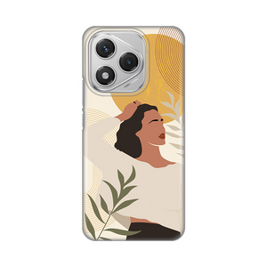 Silikonska maska / futrola print ultra tanka za Huawei Honor 400 Lite Boho Girl.
