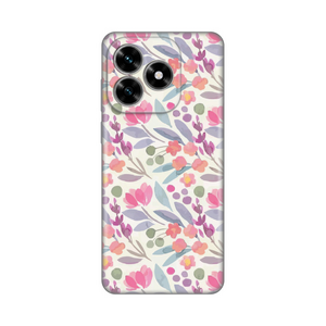 Silikonska maska / futrola print za Huawei Honor X5c Plus Watercolor Flowers.