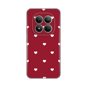 Silikonska maska / futrola print ultra tanka za Xiaomi Redmi Note 15 Pro Plus 5G Burgundy Hearts.