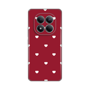 Silikonska maska / futrola print ultra tanka za Xiaomi Redmi Note 15 Pro 4G Burgundy Hearts.