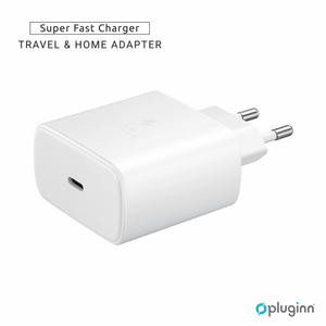 Kucni Punjac Pluginn AJ-45 KP45W PD Fast 45W za Samsung beli CE.